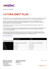 Technische fiche ANTHRA-ZINC PLUS